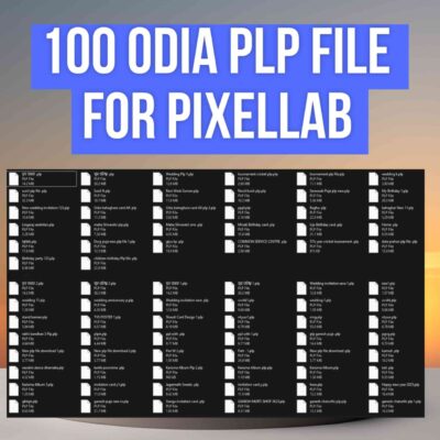 Odia PLP files for Pixellab from